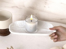 Molde silicona hoja alargada